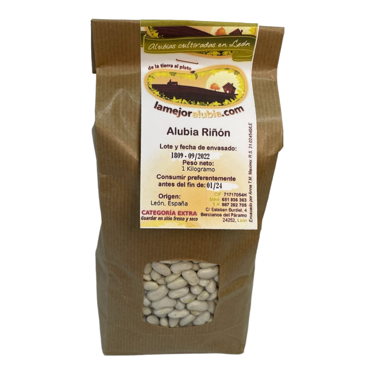 Alubia Blanca de Riñón de León