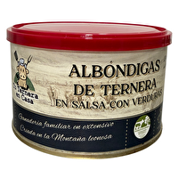 Albóndigas de ternera en salsa con verduras 400 g